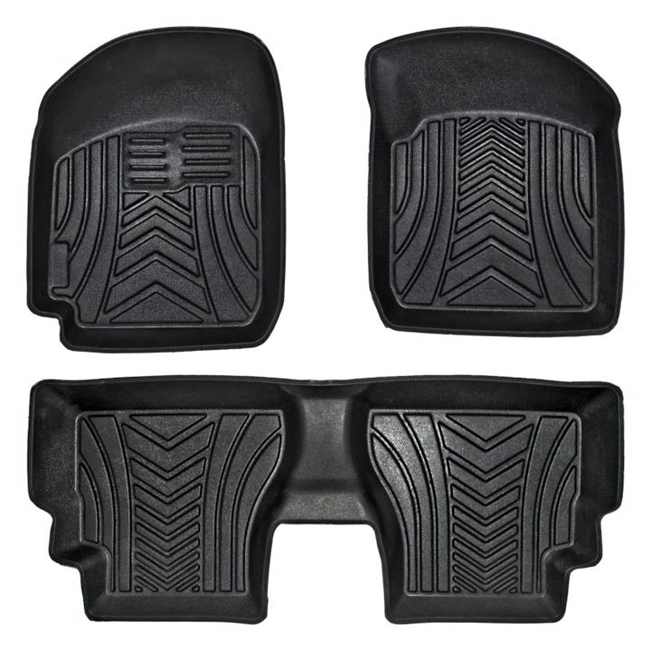 کفپوش سه بعدی خودرو پانیذ مدل  پشت نمدی کد TAT N مناسب برای پراید